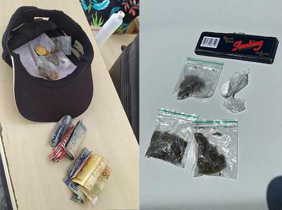 PM prende casal com porções de drogas em área de pousadas em Ponta Negra