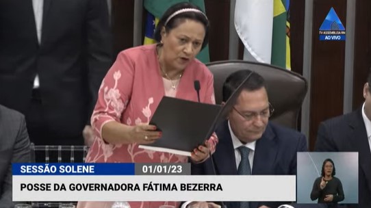 Fátima Bezerra toma posse para 2º mandato como governadora do RN; Confira o discurso na ALRN