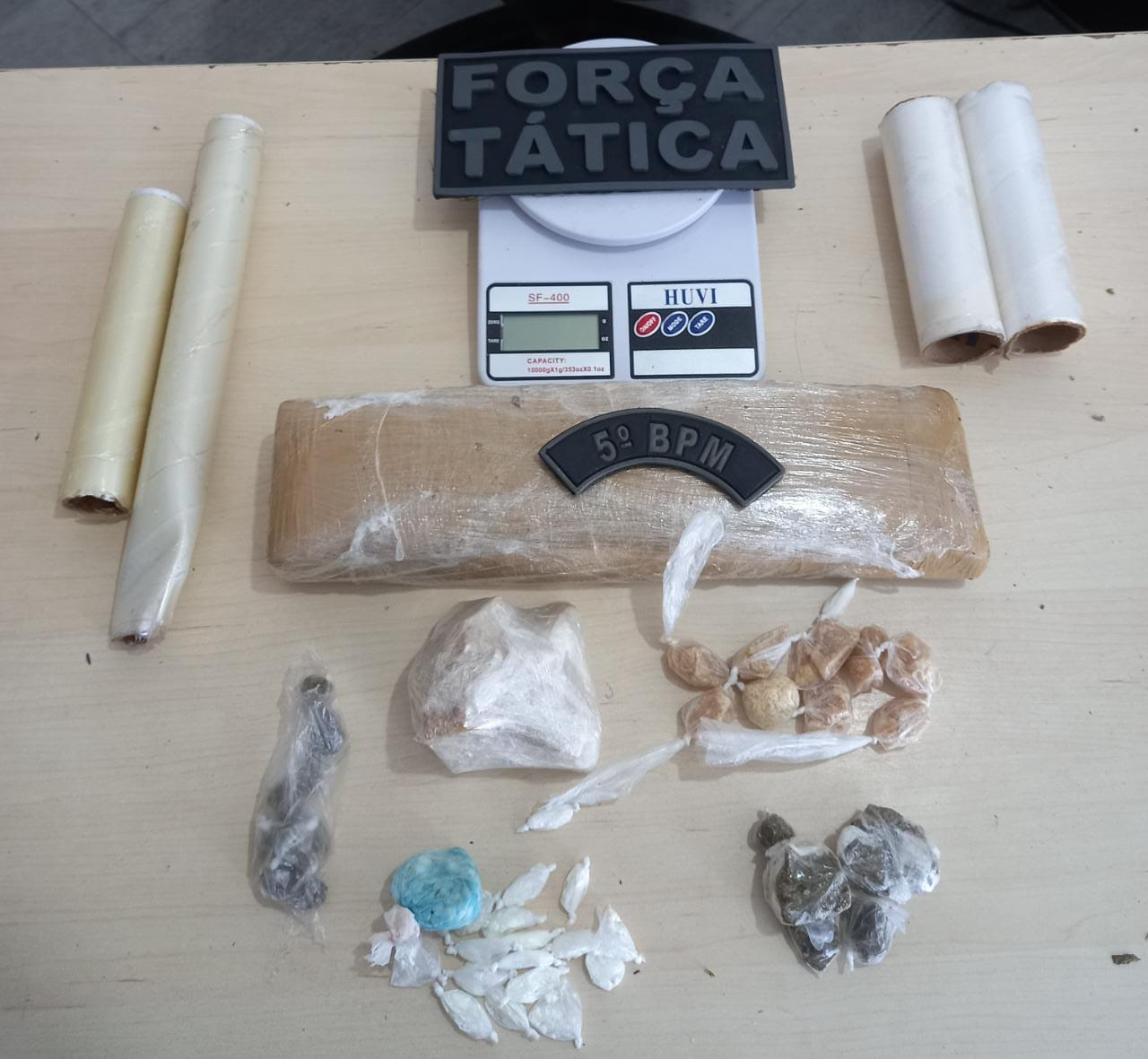 PM prende suspeitos de tráfico de drogas em Ponta Negra