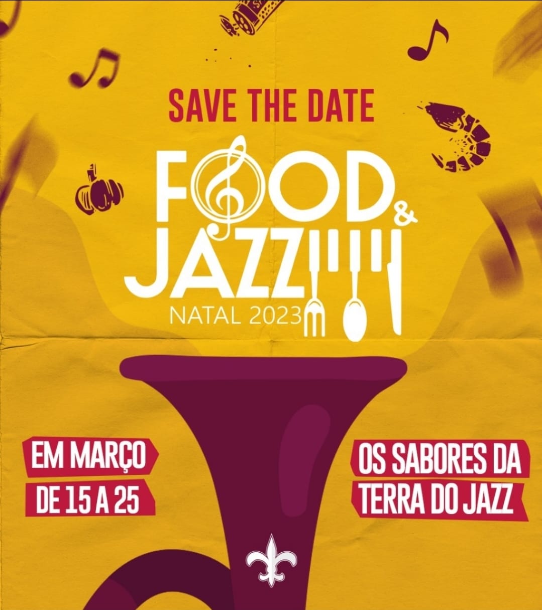 Música e gastronomia – Food & Jazz Natal acontece em março na capital potiguar