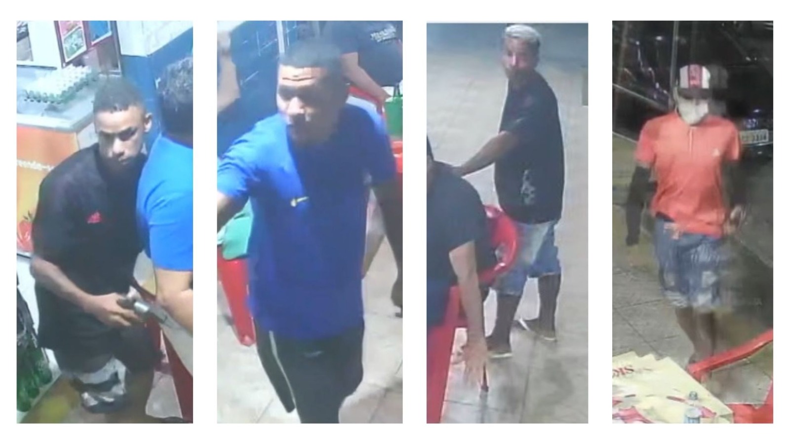 Polícia Civil divulga imagens de suspeitos por roubo em Capim Macio