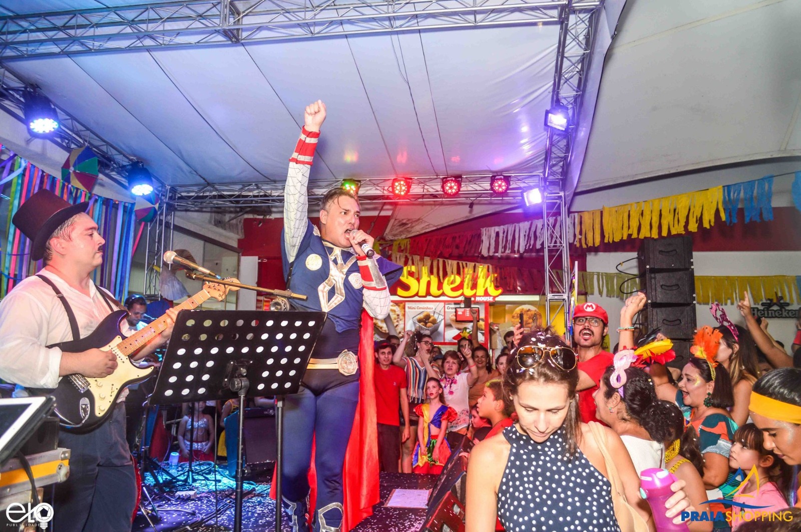 Praia Shopping anuncia carnaval 2023 com 4 dias de shows gratuitos e prévia infantil neste final de semana