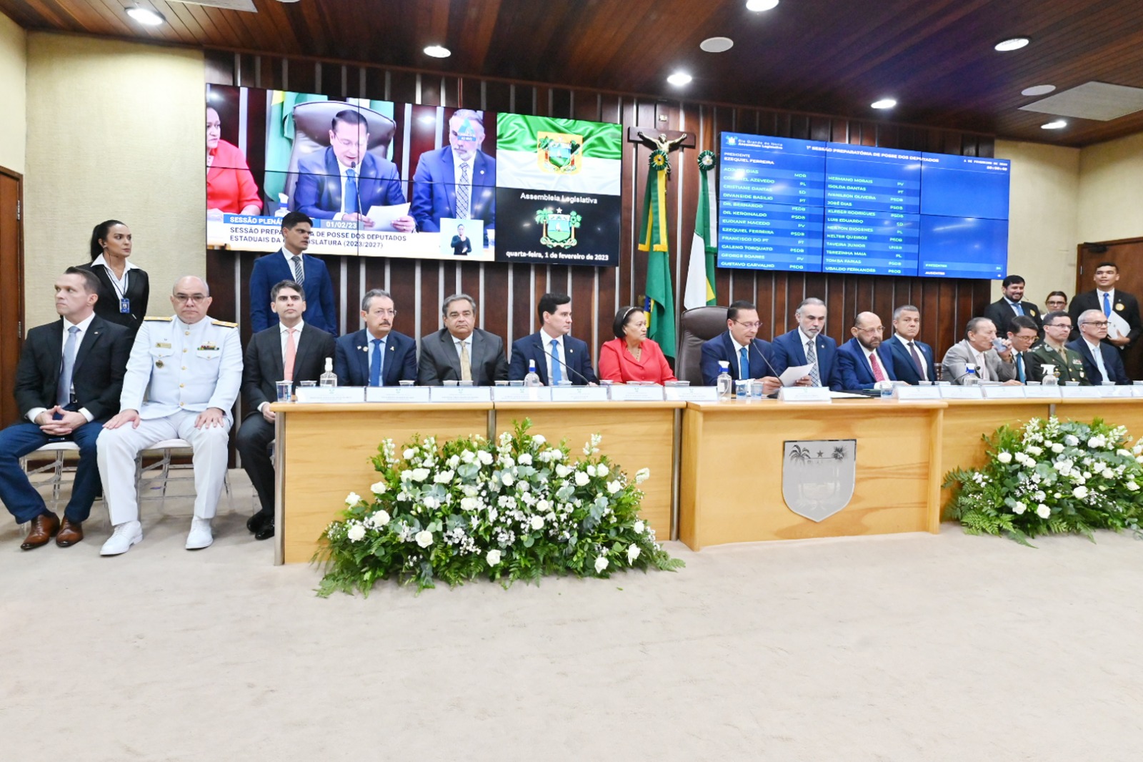 Deputados tomam posse para a 63ª legislatura na ALRN