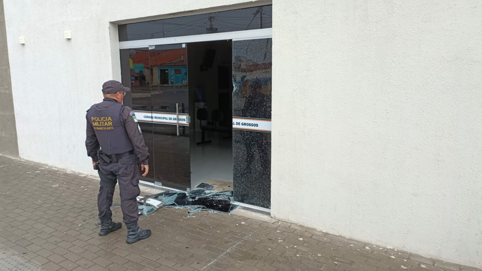 Câmara municipal no interior do RN é alvo de ataque de criminosos