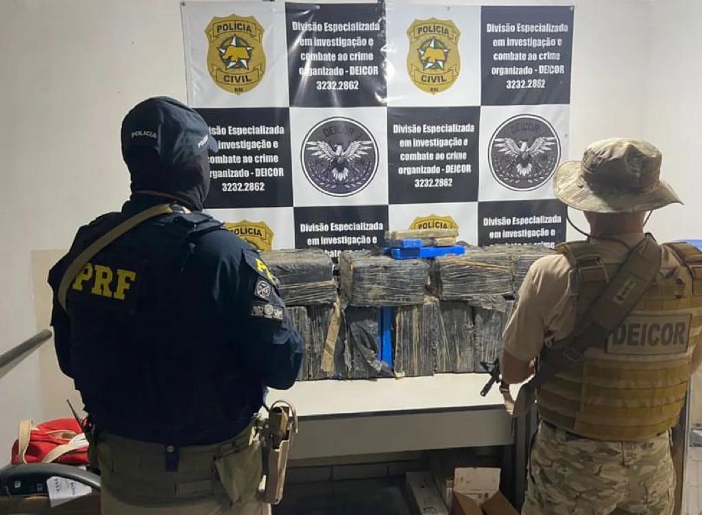 Polícia prende traficantes com 300 kg de maconha na BR-304 em Mossoró