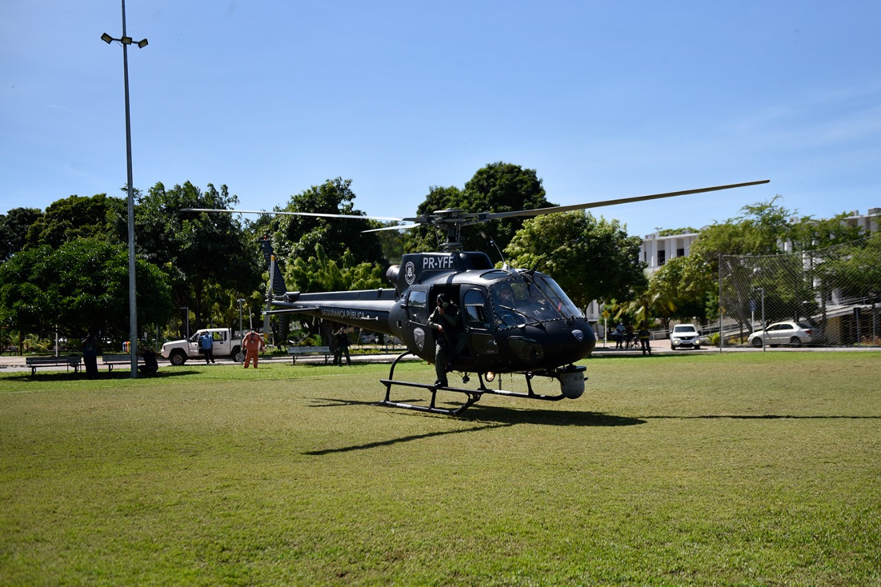 Suposta mensagem de facção promete derrubar helicóptero Potiguar 01