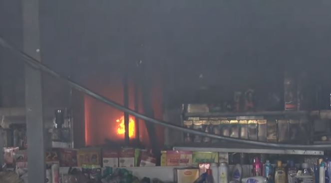 Supermercado é incendiado em São Gonçalo do Amarante