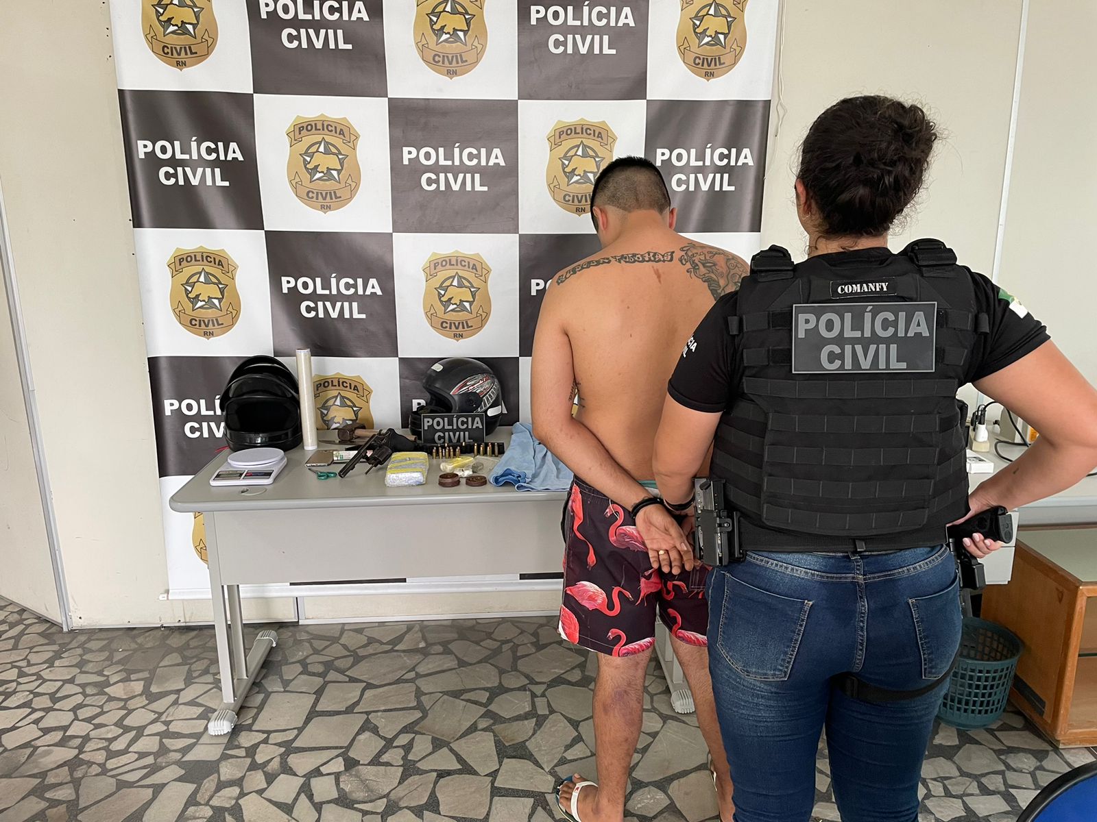 Polícia Civil do RN prende suspeito de matar tatuador em Mossoró