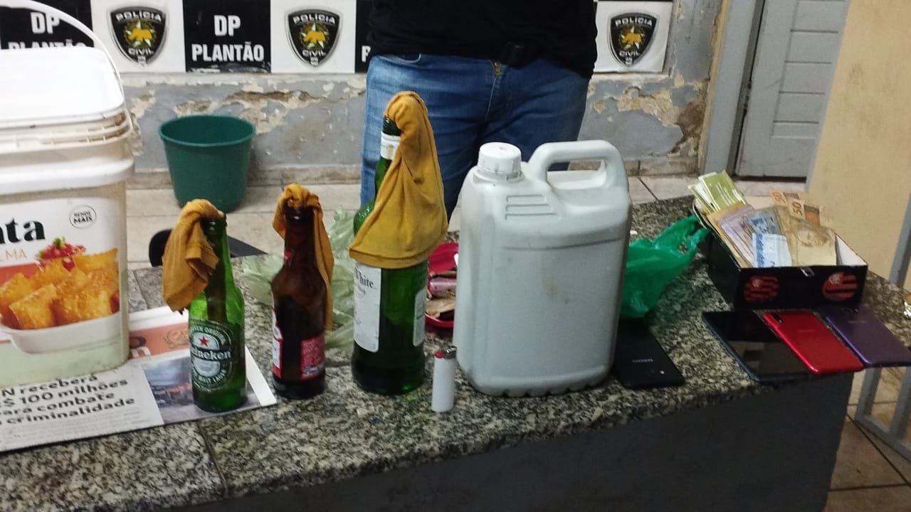 Ação conjunta recaptura foragido da Justiça com coquetéis molotov em Mossoró