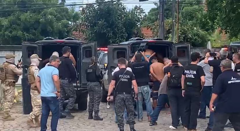 Presos na operação Normandia são transferidos para presídios