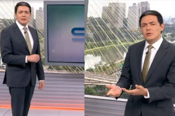 Jornalista potiguar Alan Severiano se emociona na Globo ao noticiar assassinato em escola