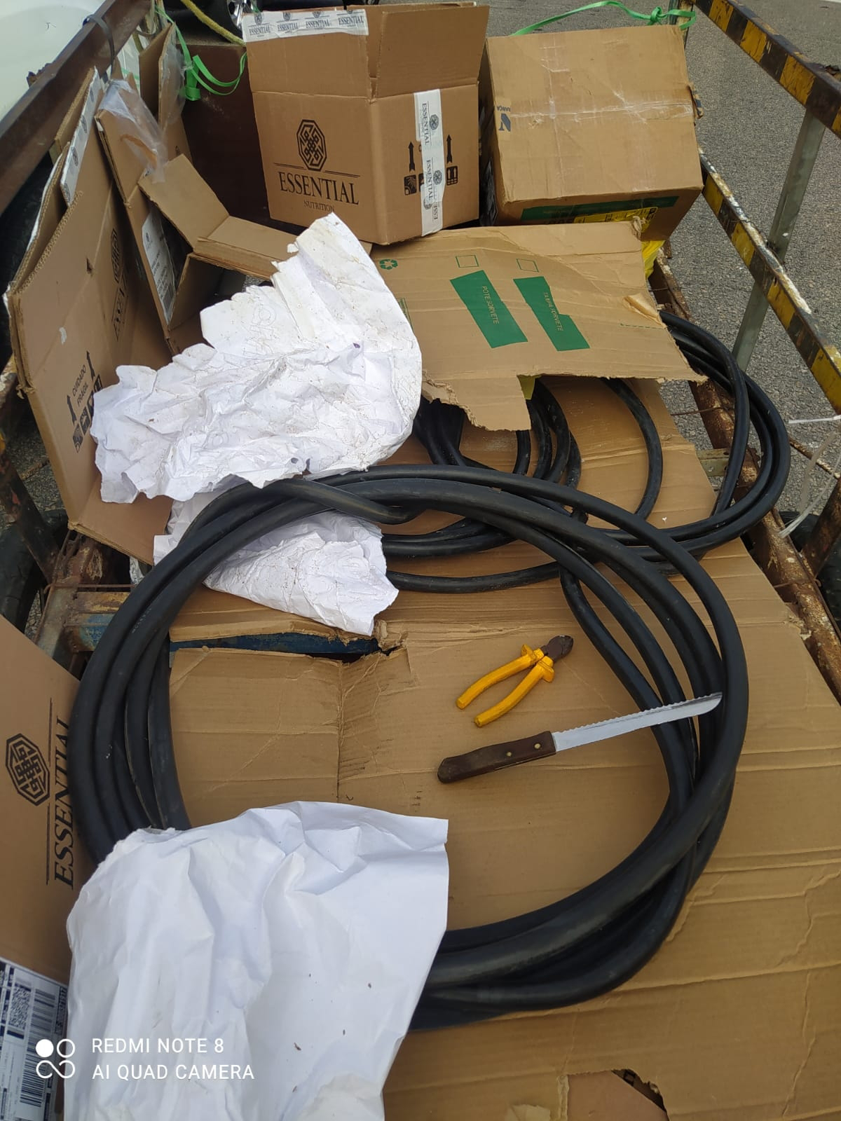 PM prende homem na Avenida Rodrigues Alves por furto de fios elétricos