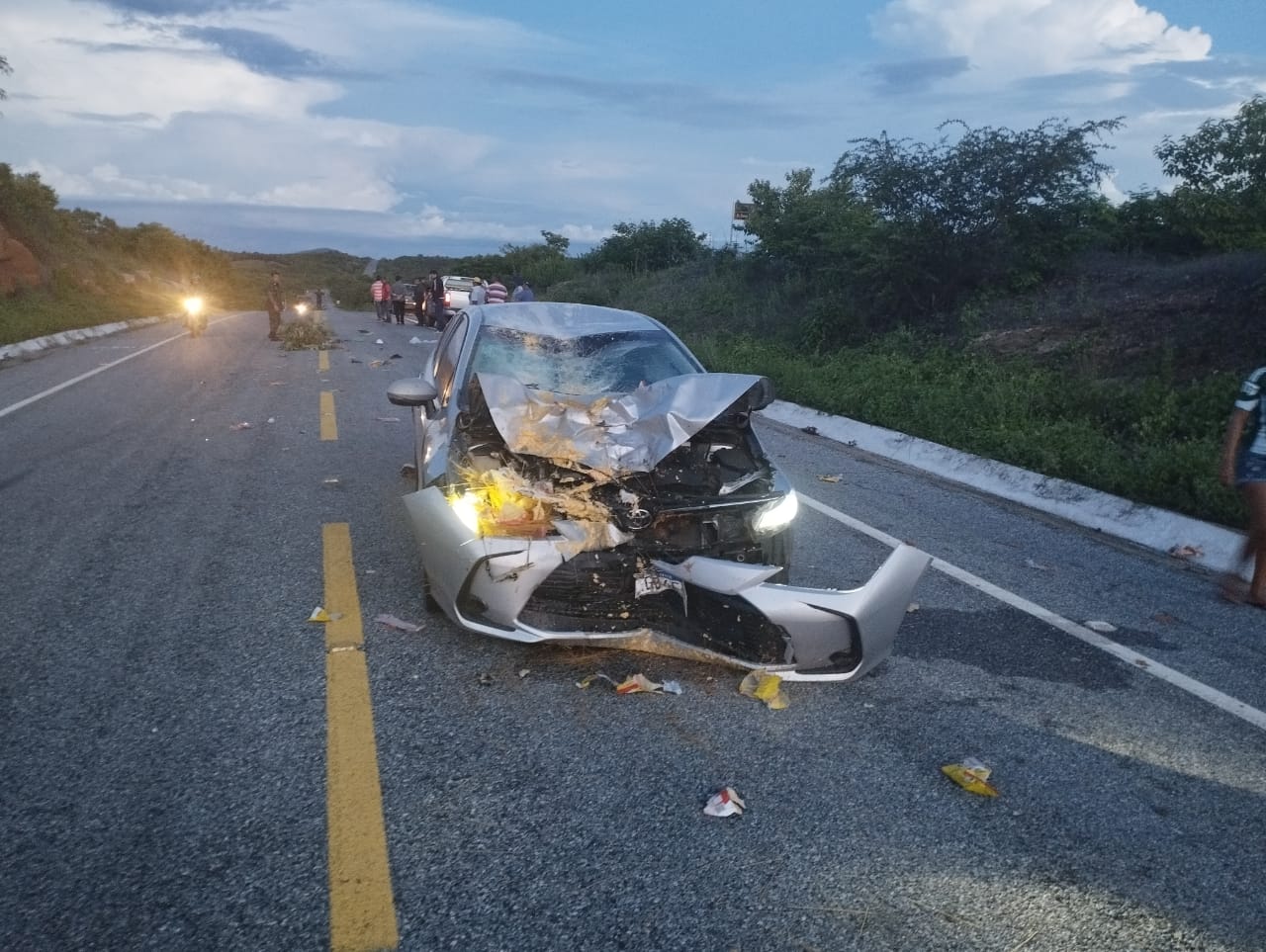 Motociclista morre após colisão frontal com carro no Interior do RN