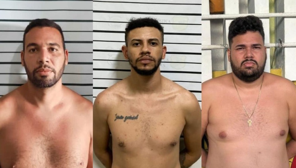 Conheça o trio que comandava ataques no RN direto de presídios da PB e BA