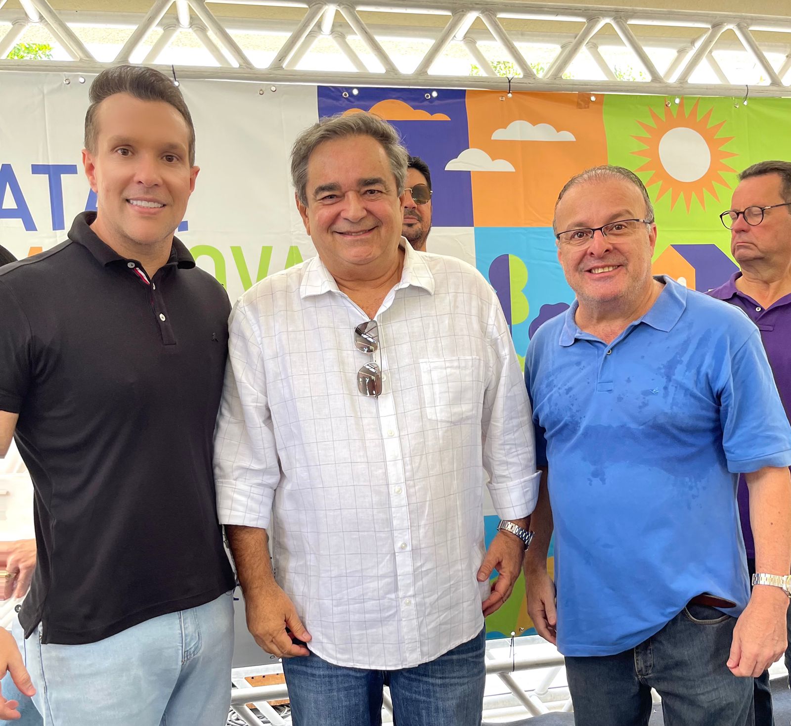Prefeito Álvaro Dias inaugura importante obra ao lado do presidente da Câmara de Natal, Ériko Jácome e do deputado federal, Paulinho Freire