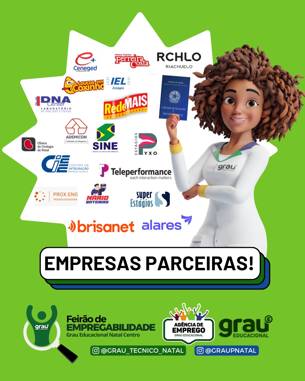 Natal recebe Feira da Empregabilidade com mais de 600 vagas de emprego e estágio