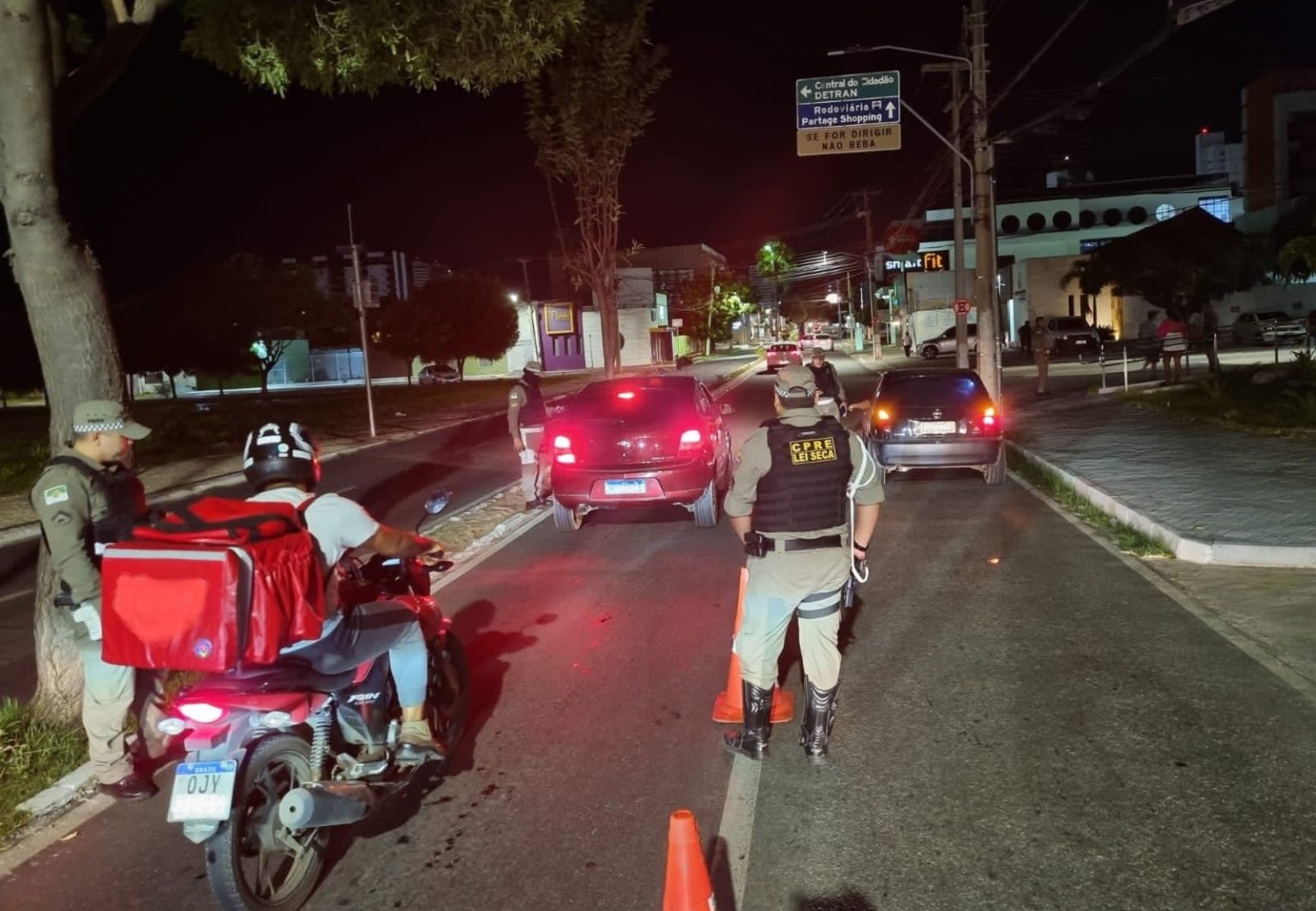 Lei Seca: 44 motoristas bêbados são autuados no final de semana em Mossoró