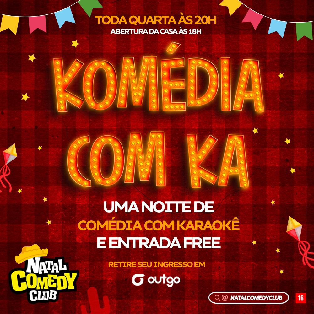 Natal Comedy Club apresenta programação especial na semana do São João