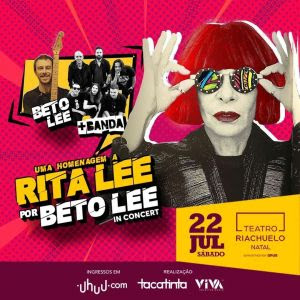 Filho de Rita Lee apresenta show em homenagem à cantora em Natal
