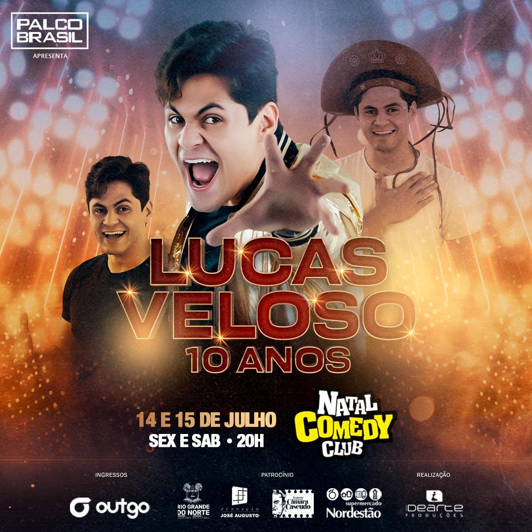 Lucas Veloso e Júnior Chicó animam a programação do Natal Comedy Club neste final de semana