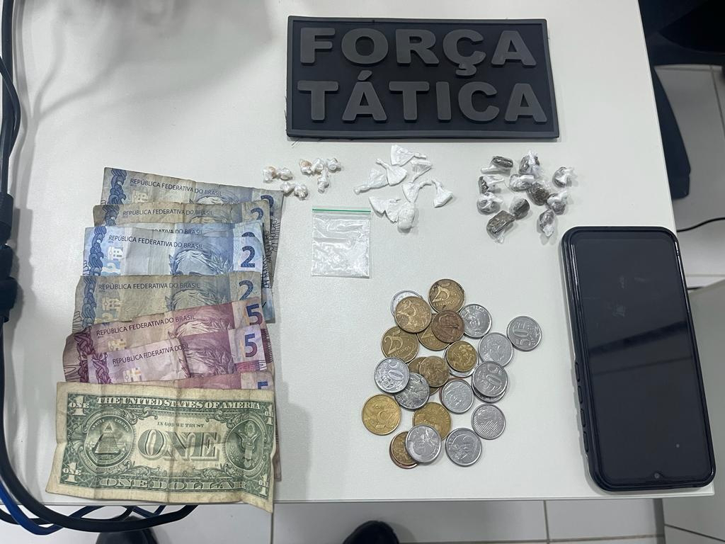 PM prende casal suspeito de tráfico de drogas em Capim Macio, zona Sul de Natal