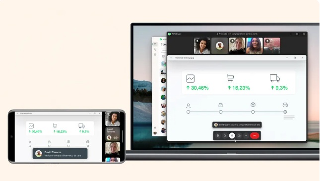 WhatsApp ganha recurso de compartilhamento de tela durante chamada de vídeo