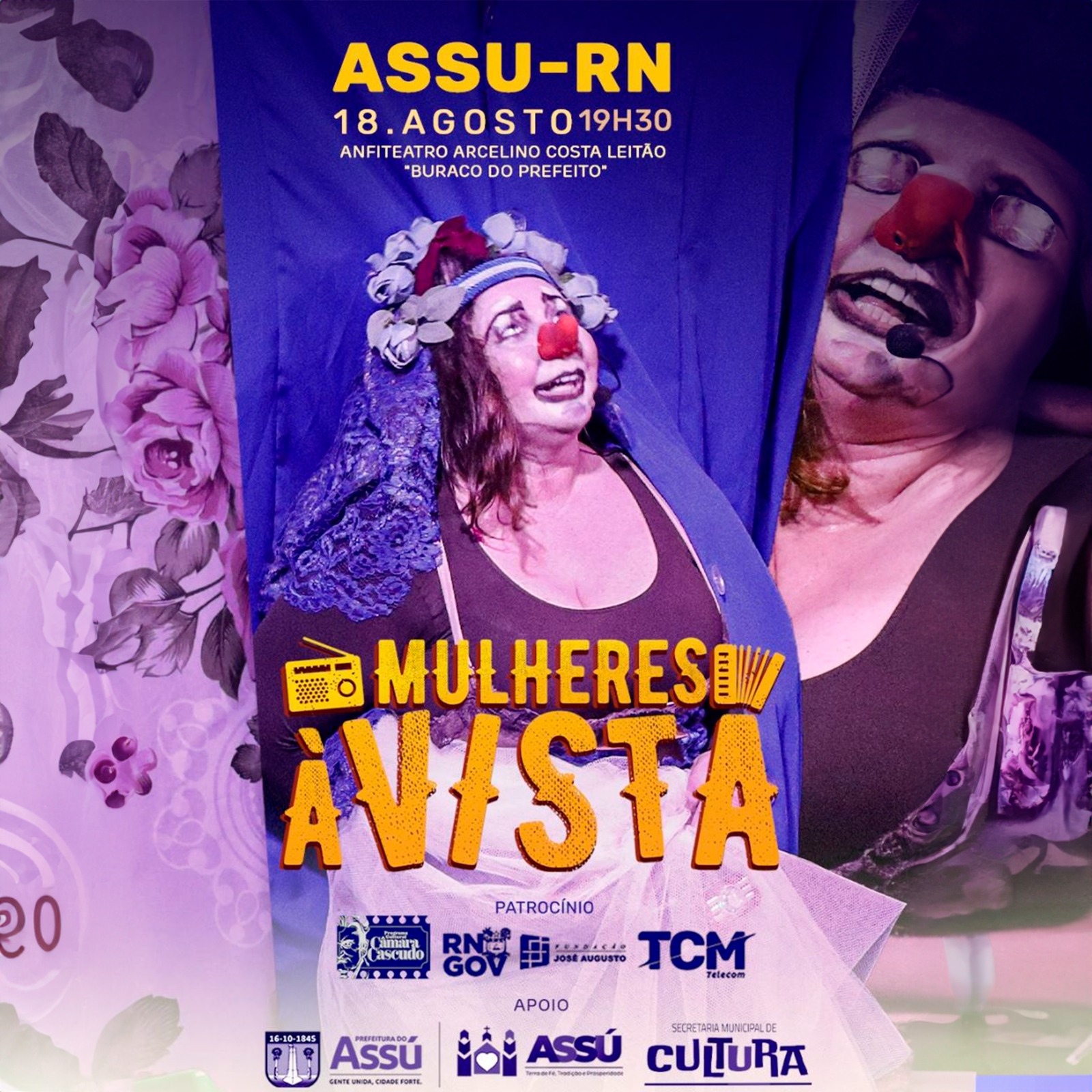 Assú recebe espetáculo que trata sobre o combate à violência contra a mulher