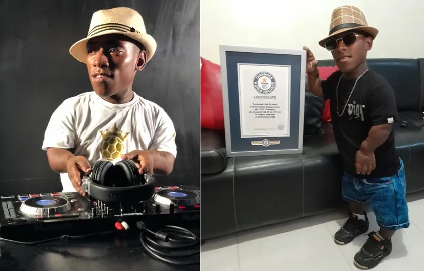 Homem ganha o título de menor DJ do mundo