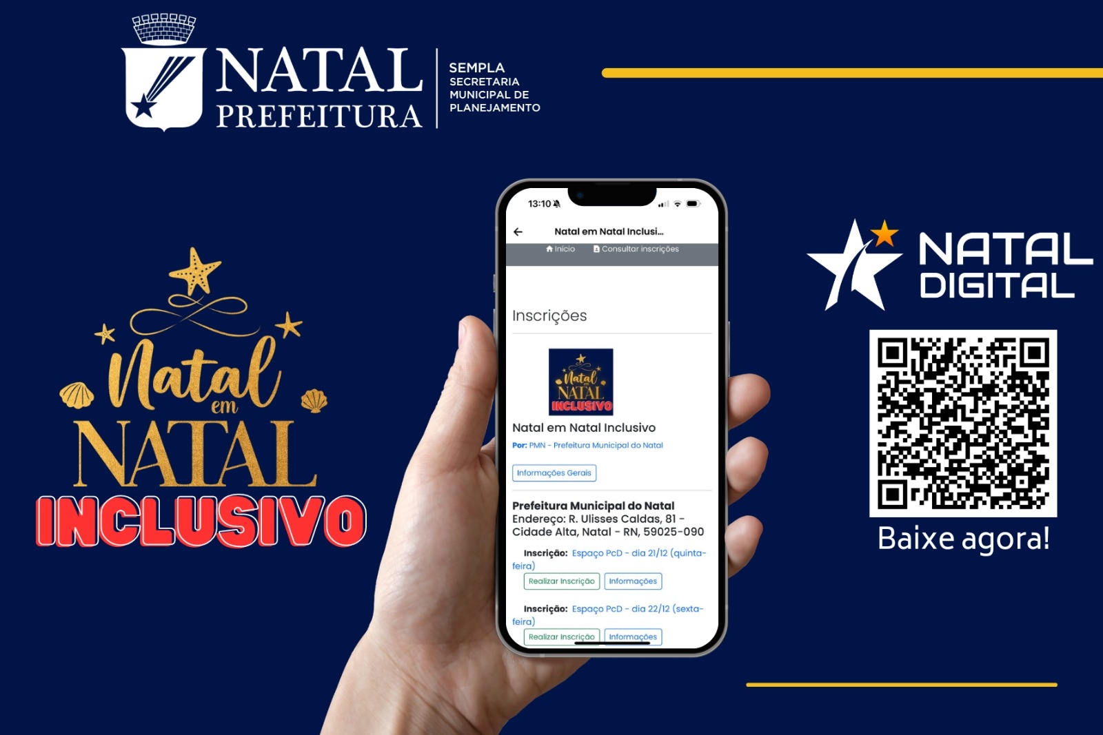 Prefeitura promove Natal em Natal Inclusivo criando Área PCD na Arena das Dunas