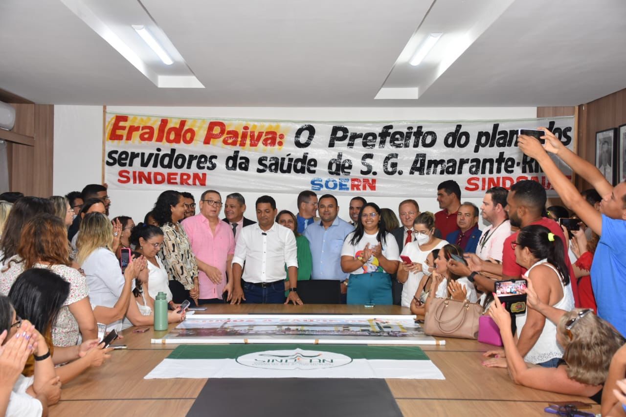Prefeito Eraldo sanciona Plano de Carreira e Remuneração dos Servidores da Saúde de SGA