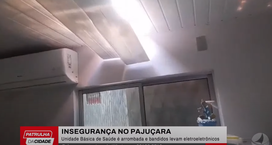 UBS de Pajuçara é arrombada e criminosos roubam dinheiro e eletroeletrônicos
