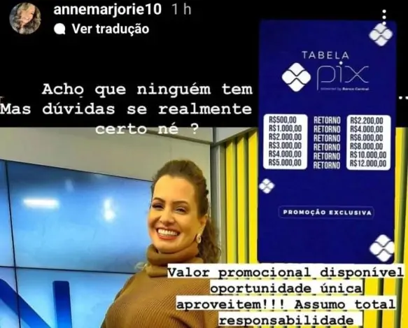 Ex-apresentadora da InterTV Cabugi tem instagram e whatsapp hackeados