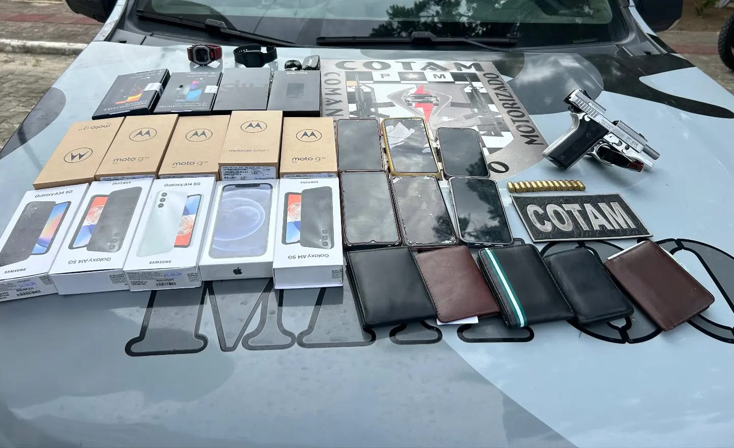 Cinco homens são presos envolvidos em assalto a loja de celular em Caicó
