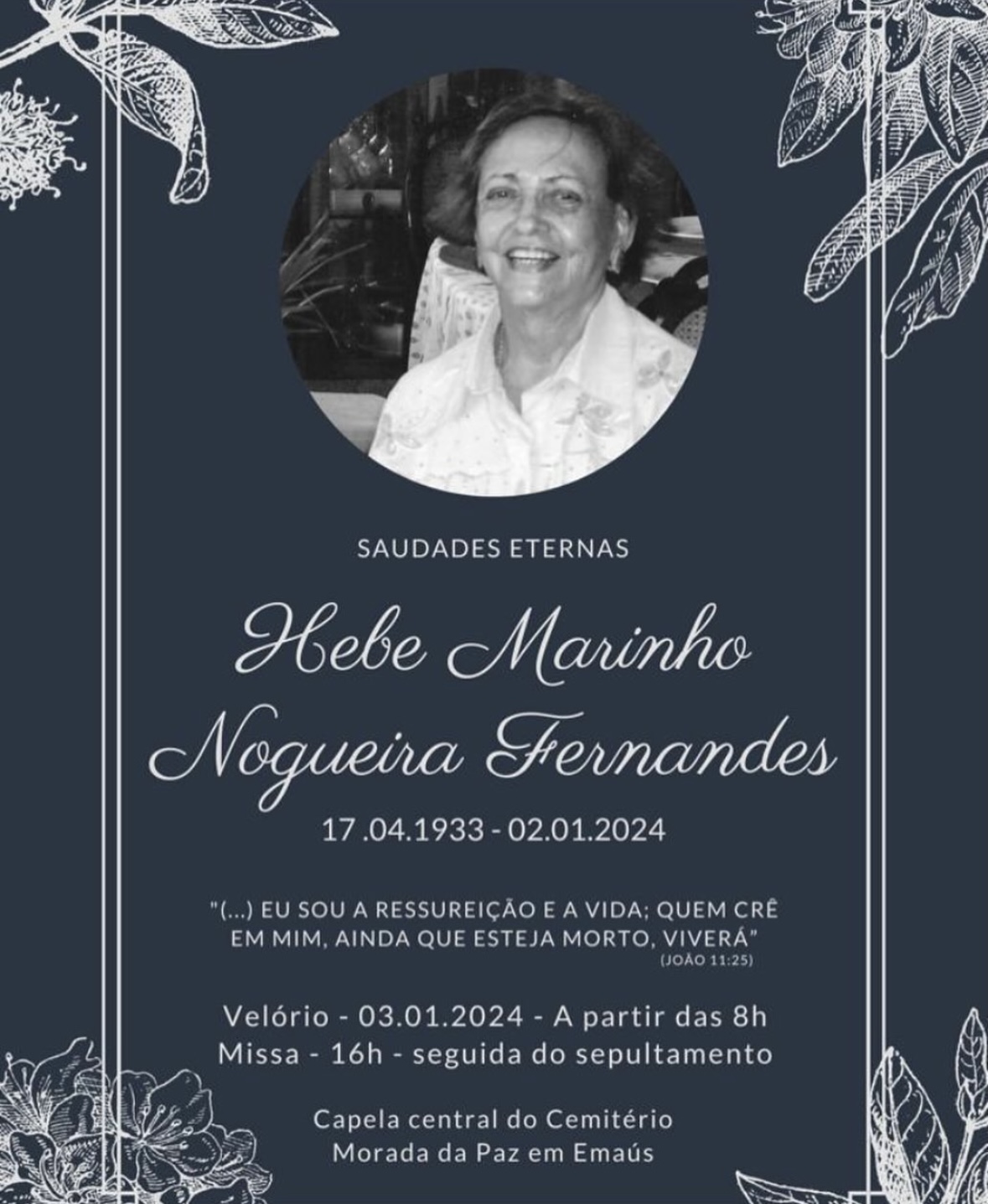 Morre Hebe Marinho, uma das fundadoras do curso de Direito da UNI-RN