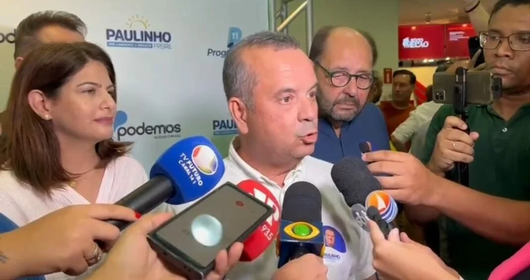 “É necessário união”, diz Marinho ao oficializar apoio à pré-candidatura de Paulinho Freire