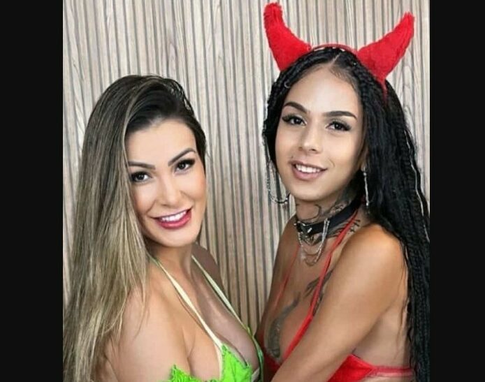 OnlyFans: Andressa Urach se veste de Eva e grava vídeo íntimo com mulher trans