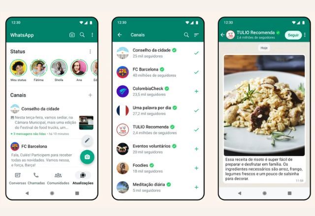 Agora é possível fazer enquetes, enviar áudio e mudar status em grupos de WhatsApp