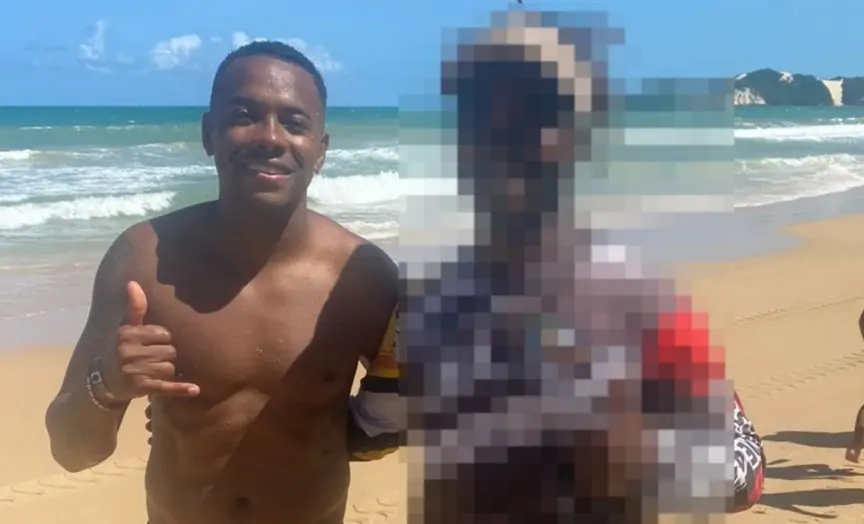 Ex-jogador Robinho, condenado por violência sexual na Itália, é flagrado em Ponta Negra