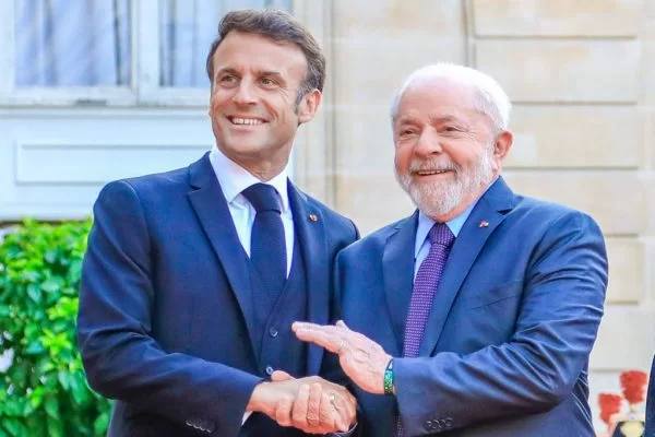 No Brasil, Macron e Lula deverão discutir acordo entre Mercosul e EU
