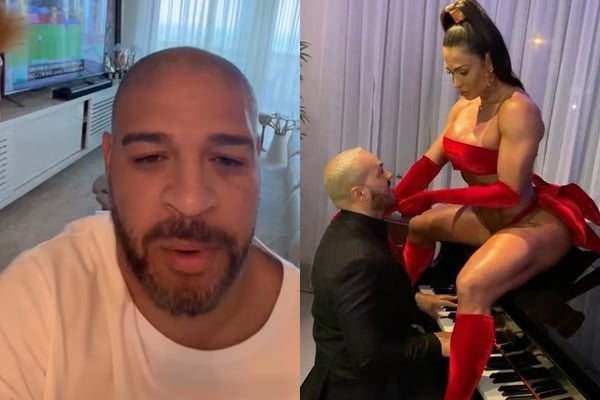 Adriano Imperador se pronuncia sobre ménage com Gracyanne e Belo