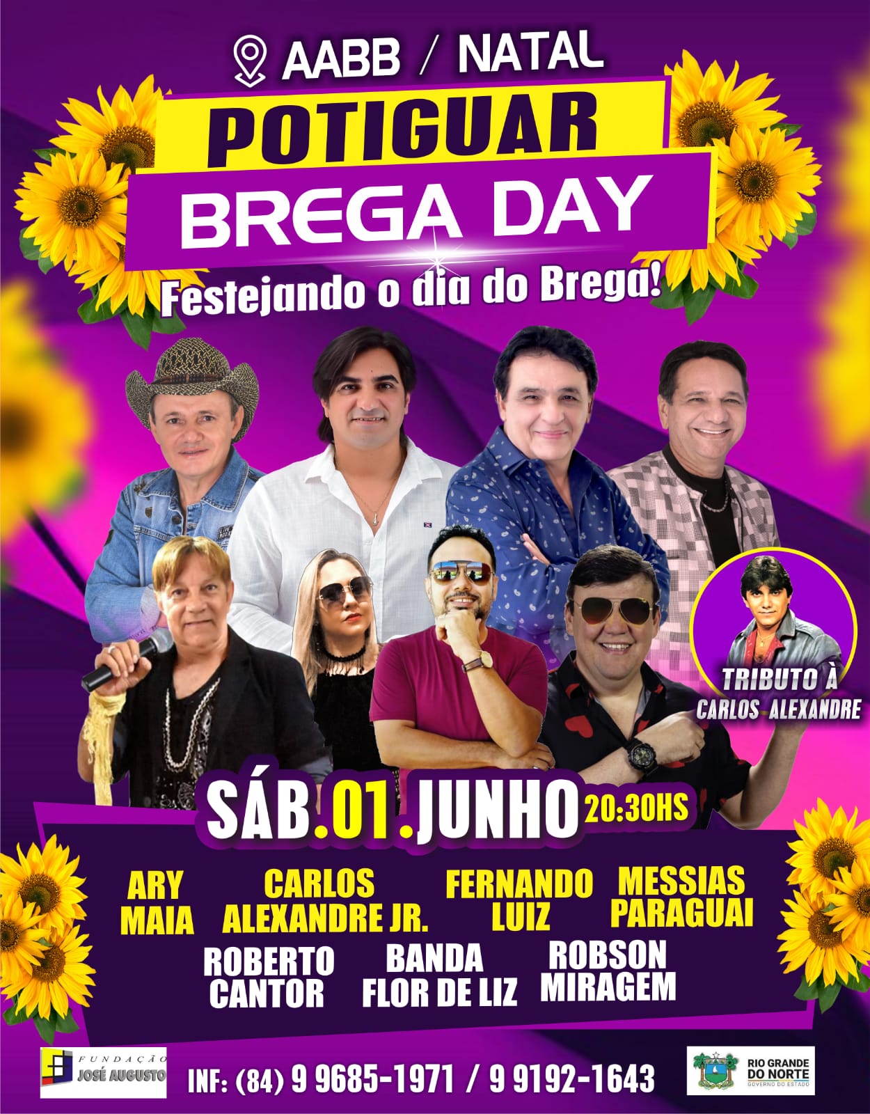 Dia do Brega será comemorado na AABB Natal em grande estilo neste dia 1º