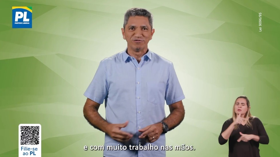 Salatiel aparece em inserção do PL, ao lado de Bolsonaro e Rogério Marinho