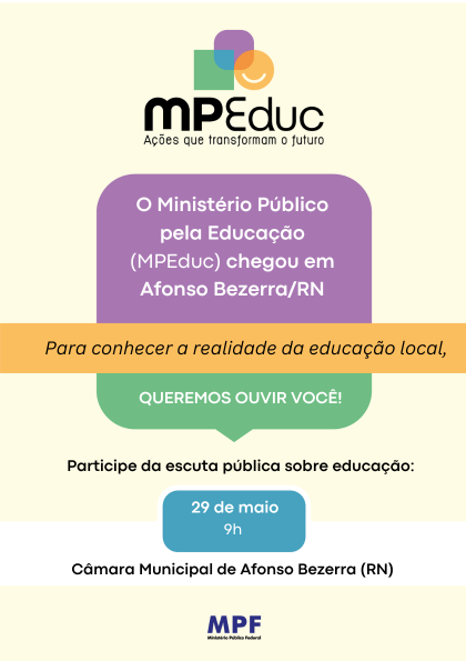 MPEduc: escuta pública discute a qualidade da educação em municípios potiguares