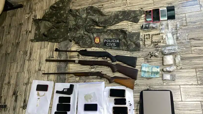 Operação Mandrack prende sete suspeitos por tráfico e roubos no Seridó do RN