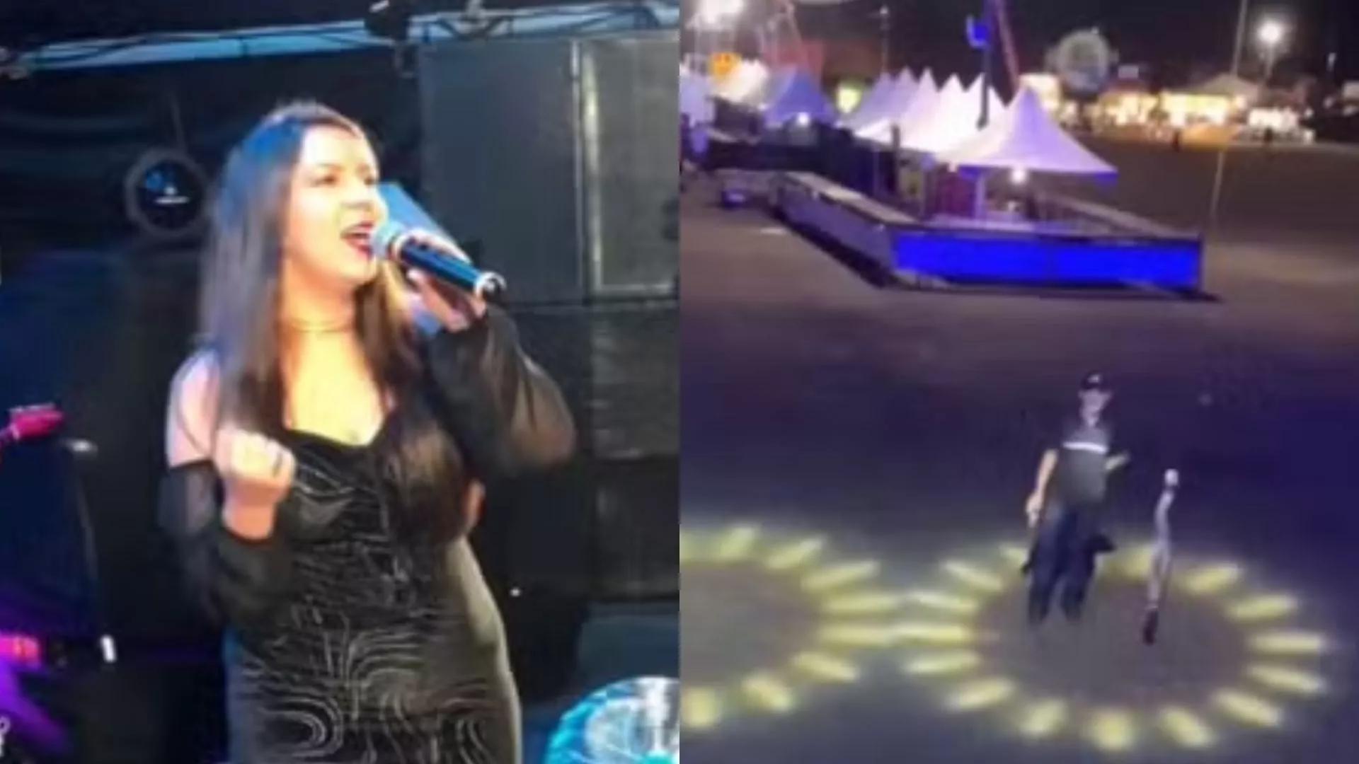 Cantora comove web após fazer show com apenas o pai na plateia