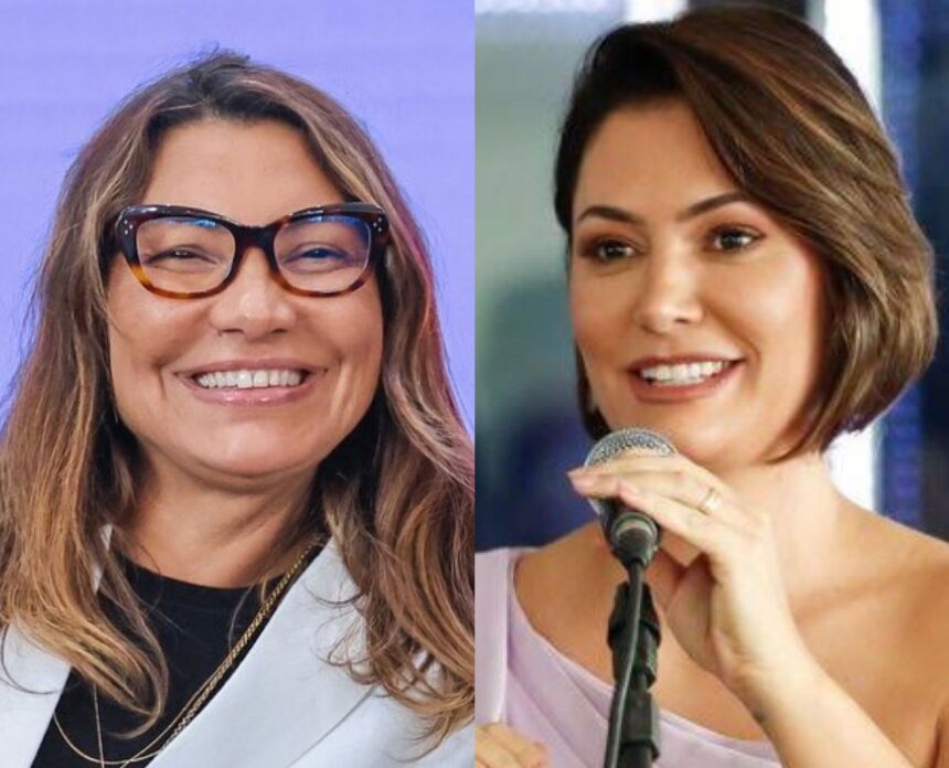 Michelle Bolsonaro é mais bem avaliada do que Janja, aponta pesquisa