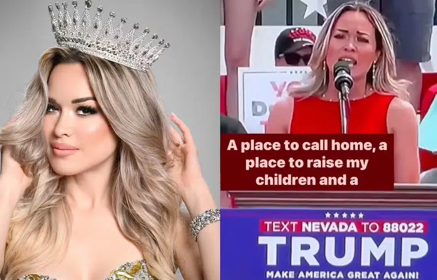 Conheça a ex-Miss brasileira que faz campanha para Trump e rouba a cena em comícios nos EUA
