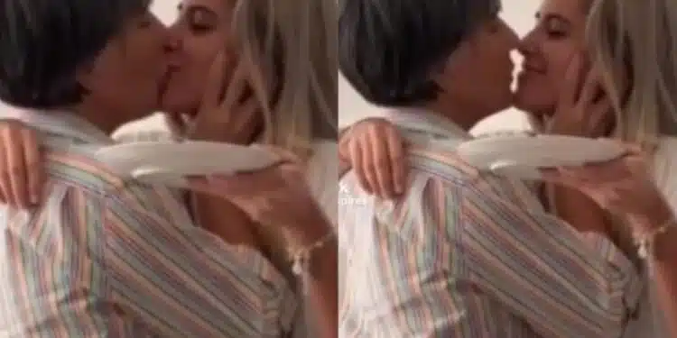 Glória Pires é detonada nas redes sociais por aparecer beijando filha na boca
