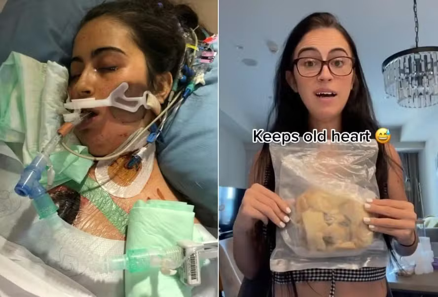 SURREAL: Após passar por transplante, mulher é parada em aeroporto com o coração velho em saco plástico