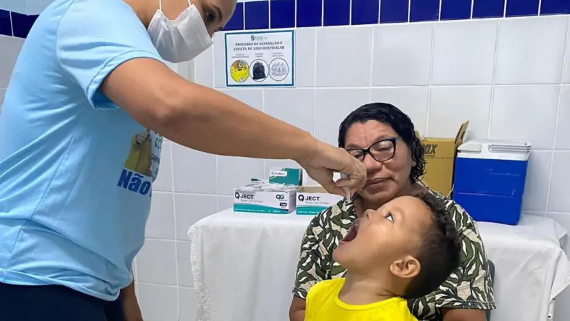 Campanha de vacinação contra a poliomielite é prorrogada até 30 de junho no RN